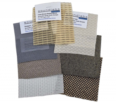 Designer Acoustic Cloth Sample Swatches