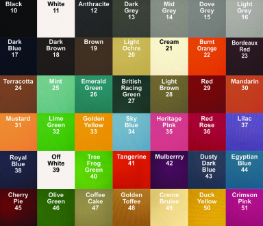 Premium Acoustic Cloth Samples Colours 10-51 Akustikstoff Set
