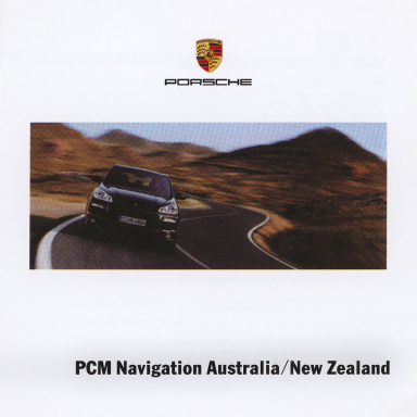 Navigation DVD for Porsche PCM 2.1