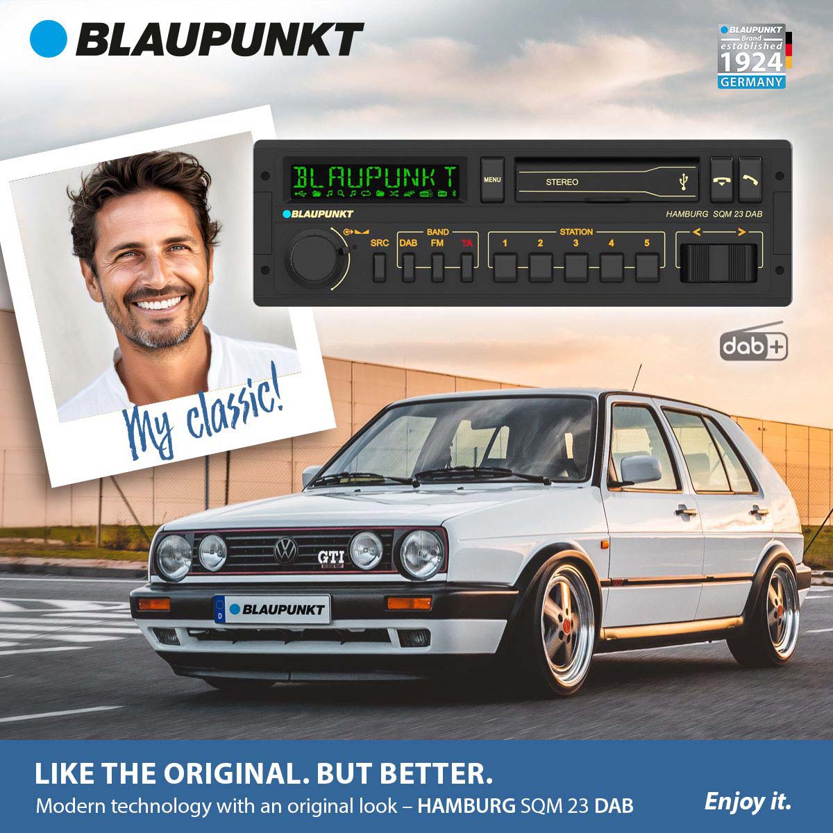 Blaupunkt Hamburg SQM 23DAB. Like The Orginal. But Better!