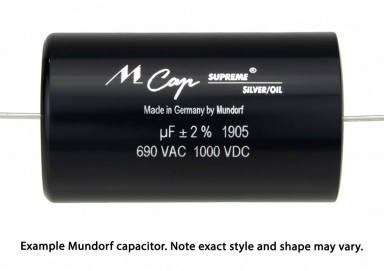 0.068uF 1200V Mundorf MCAP Supreme Silver Oil Capacitor