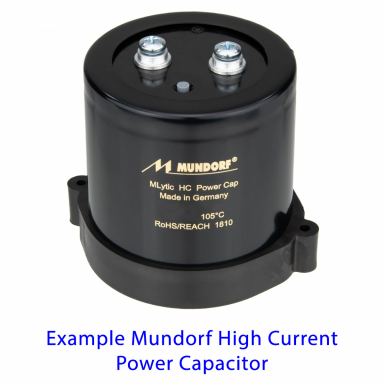 Mundorf 10000uF 80V DC MLytic HC High Current Capacitor