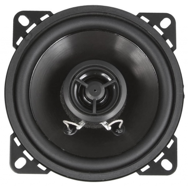 RetroSound 4 Inch Deluxe Stereo Speakers with Plain Black Grilles