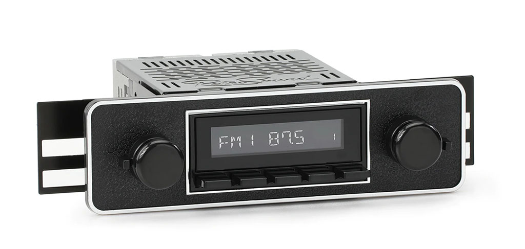 Radio for VW Beetle 1968-1985 Black Chrome Style