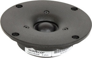 Wavecor Tweeter 22mm TW022WA06 Ferrite Magnet Dome 4 Ohm Ferro Fluid