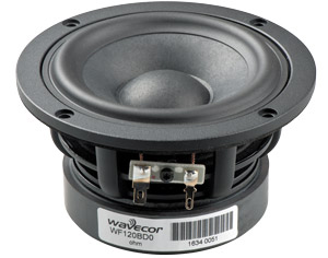 Wavecor WF120BD06 - 8 Ohm Die Cast Paper Glass Mid-Woofer