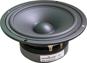 Wavecor WF146WA02 - 8 Ohm 6in. Die Cast Mid-Woofer